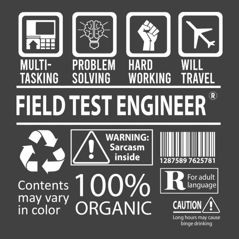 Field Test Engineer T  Multitasking Certified Job Vintage T-Shirt by azapogosw | Artistshot