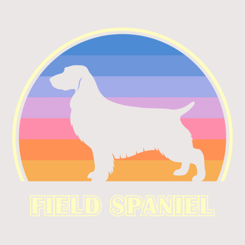 Field Spaniel Vintage Sunset Dog Cute Aesthetic Pocket T-Shirt by soyefkettieu | Artistshot