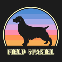 Field Spaniel Vintage Sunset Dog Cute Aesthetic Hoodie & Jogger Set | Artistshot