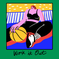 Work It Out Retro Classic T-shirt | Artistshot