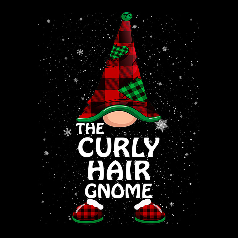 Curly Hair Gnome Buffalo Plaid Matching Family Chr Men's 3/4 Sleeve Pajama Set | Artistshot