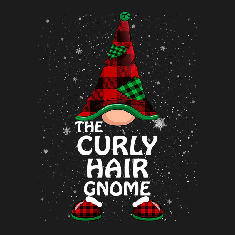 Curly Hair Gnome Buffalo Plaid Matching Family Chr Hoodie & Jogger Set | Artistshot