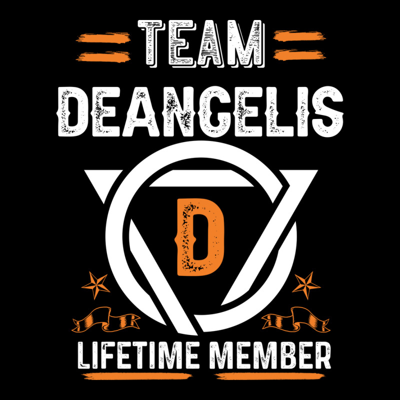 Team Deangelis Lifetime Member Family Name Surname Cropped Hoodie by veisahenclb | Artistshot