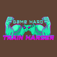 Game Hard Train Harder Biceps Controller Humor T-shirt | Artistshot