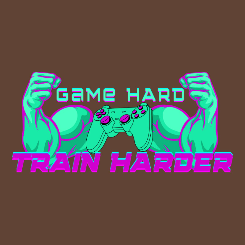 Game Hard Train Harder Biceps Controller Humor T-Shirt by vllaidenisoi | Artistshot