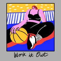 Work It Out 80s Ladies Fitted T-shirt | Artistshot