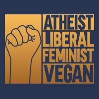 Atheist Liberal Feminist Vegan Liberal Feminism Fe Men Denim Jacket | Artistshot