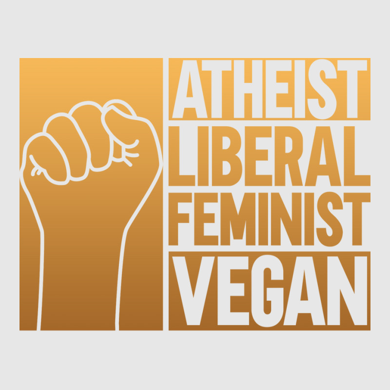 Atheist Liberal Feminist Vegan Liberal Feminism Fe Hoodie & Jogger Set | Artistshot