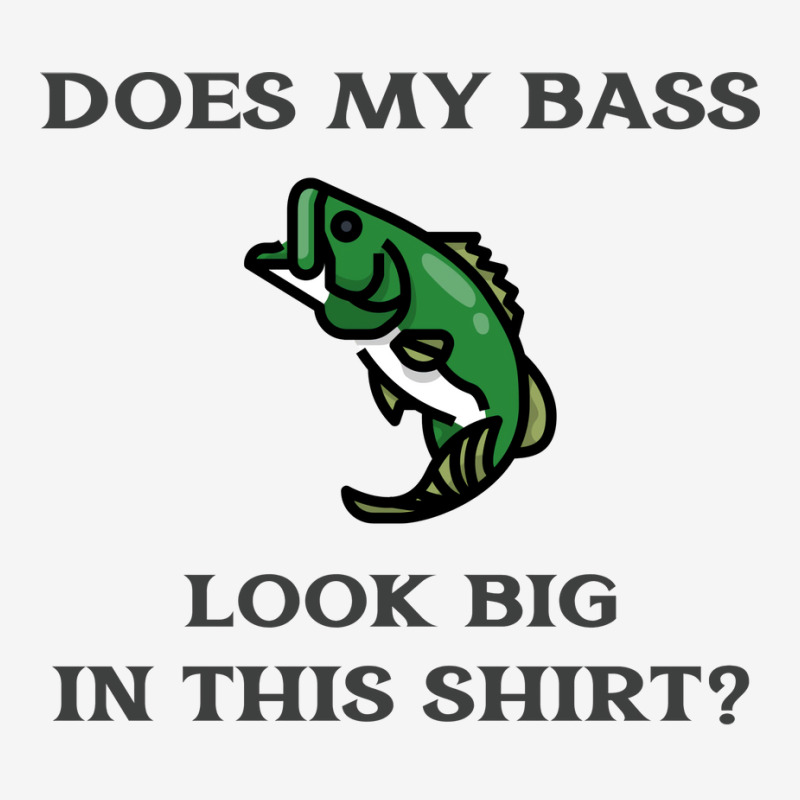 Does My Bass Look Big Fishing Humor Scorecard Crop Tee by dafffsa6 | Artistshot