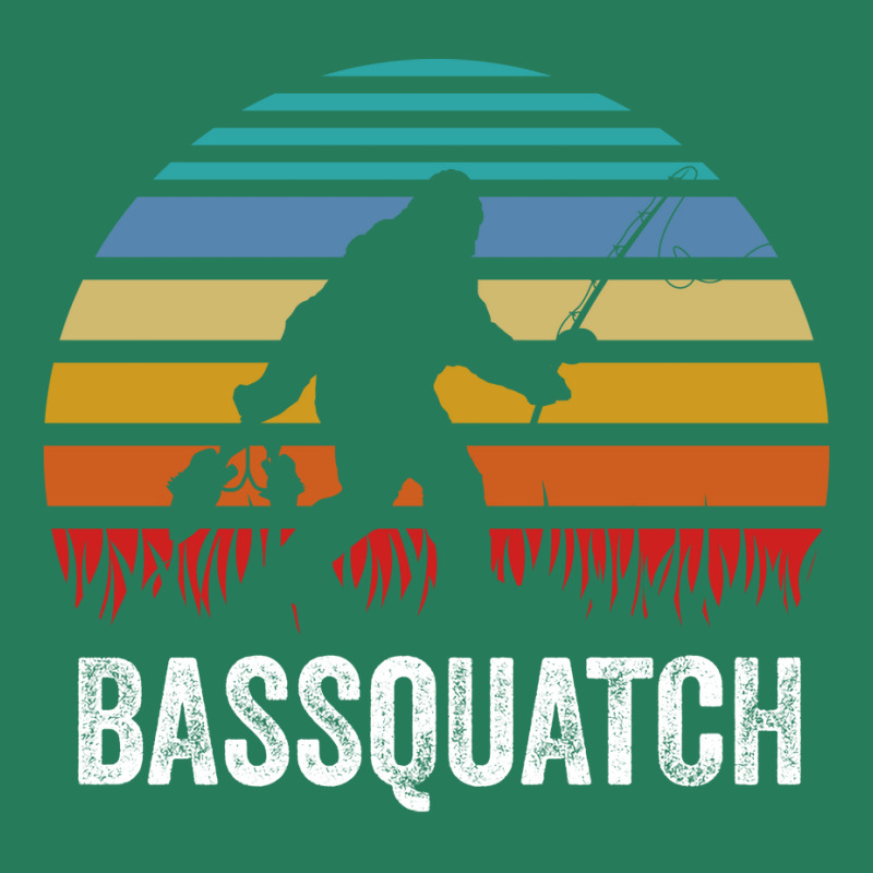 Bassquatch Bass Fishing Sasquatch Vintage Gift Red T-shirt | Artistshot