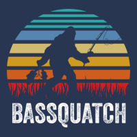 Bassquatch Bass Fishing Sasquatch Vintage Gift Red Men Denim Jacket | Artistshot