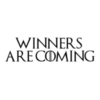 Winners Are Coming Black Font Zipper Hoodie | Artistshot