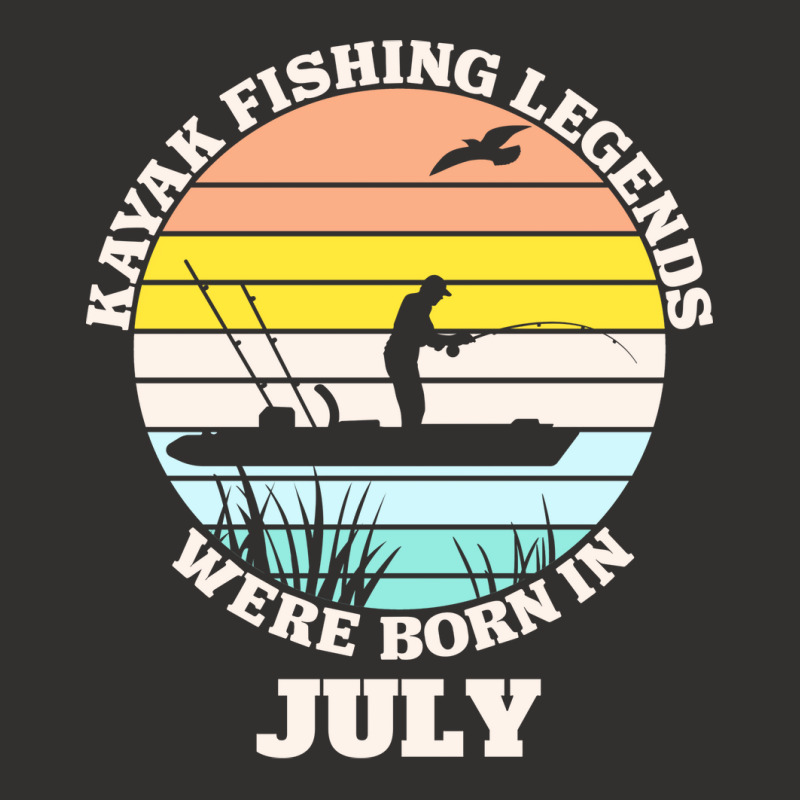 Kayak Fishing Legends Were Born In July Girl Champion Hoodie | Artistshot