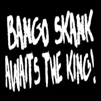 Bango Skank Awaits The King (white Variant) Men's Long Sleeve Pajama Set | Artistshot