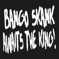 Bango Skank Awaits The King (white Variant) Hoodie & Jogger Set | Artistshot