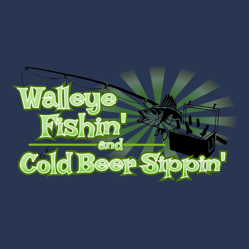 Walleye Fishin And Cold Beer Sippin Music Men Denim Jacket by orriabijli6 | Artistshot