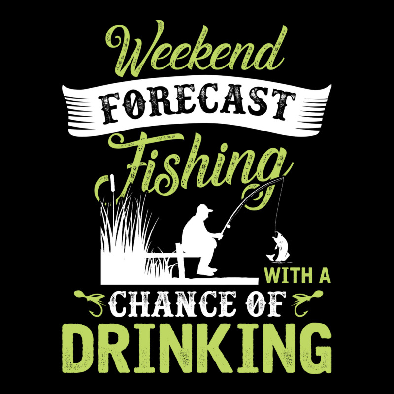 Weekend Forecast Fishing With A Chance Of Drinking Fleece Short by nanedohoomae | Artistshot