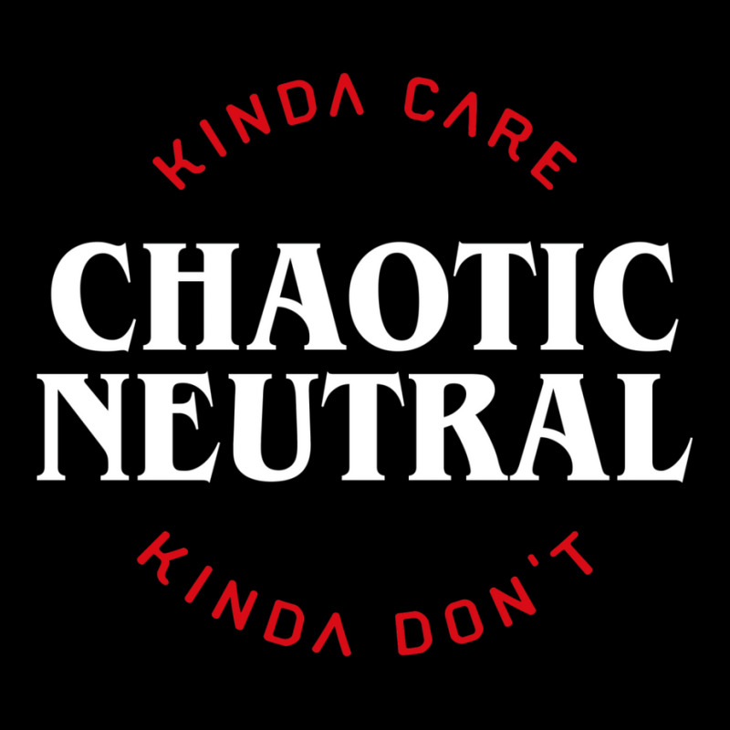 Funny Chaotic Neutral Alignment Kinda Care Kinda D V-neck Tee | Artistshot