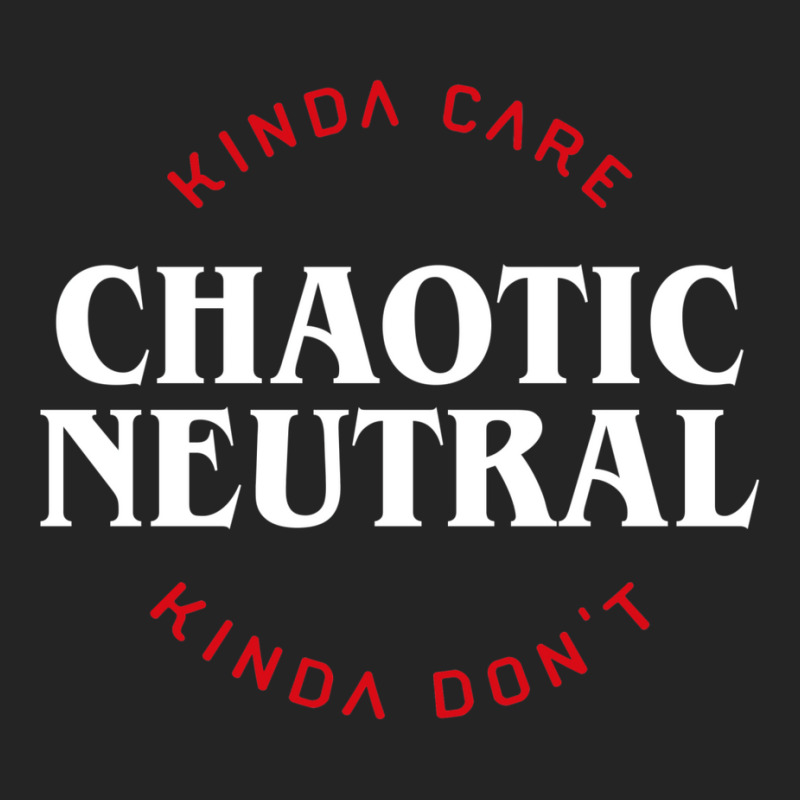 Funny Chaotic Neutral Alignment Kinda Care Kinda D 3/4 Sleeve Shirt | Artistshot