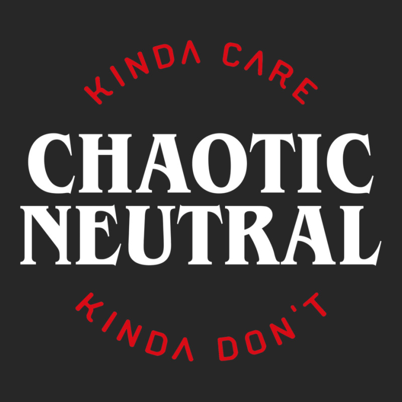 Funny Chaotic Neutral Alignment Kinda Care Kinda D Men's T-shirt Pajama Set | Artistshot