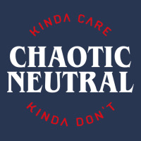 Funny Chaotic Neutral Alignment Kinda Care Kinda D Men Denim Jacket | Artistshot