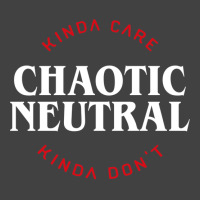 Funny Chaotic Neutral Alignment Kinda Care Kinda D Vintage T-shirt | Artistshot