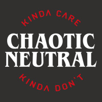 Funny Chaotic Neutral Alignment Kinda Care Kinda D Champion Hoodie | Artistshot