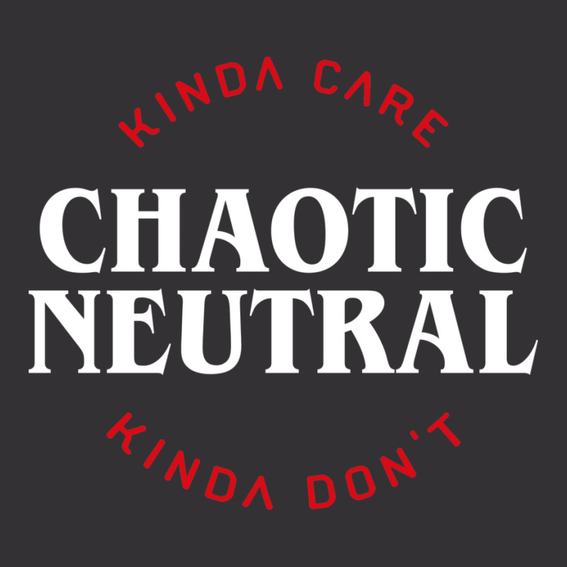 Funny Chaotic Neutral Alignment Kinda Care Kinda D Vintage Hoodie And Short Set | Artistshot