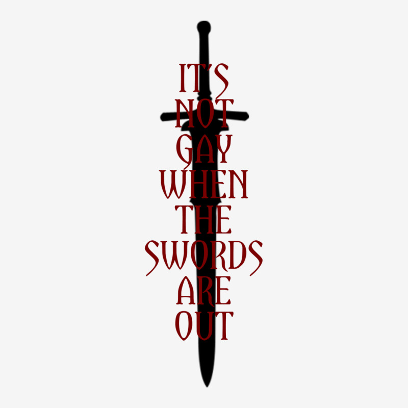 It's Not Gay When The Swords Are Out Adjustable Cap by wifordlacruep | Artistshot