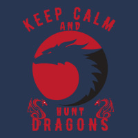 Keep Calm And Hunt Dragons Men Denim Jacket | Artistshot