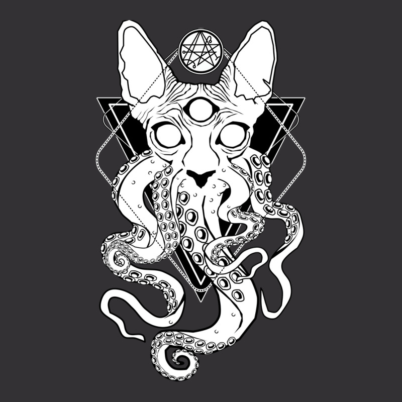 Cathulhu   The Cosmic Tentacle Cat Vintage Hoodie by fiserpoughk | Artistshot