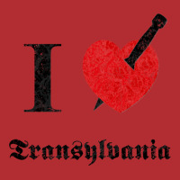 I Love Transylvania (black Eroded Font) Ladies Fitted T-shirt | Artistshot