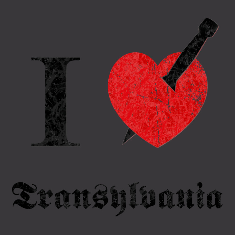 I Love Transylvania (black Eroded Font) Ladies Curvy T-Shirt by easontatgeg | Artistshot