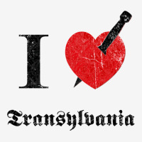 I Love Transylvania (black Eroded Font) Scorecard Crop Tee | Artistshot