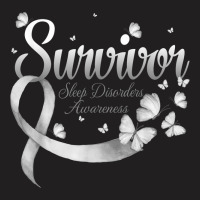 Butterfly Survivor Sleep Disorders Awareness T-shirt | Artistshot