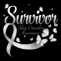 Butterfly Survivor Sleep Disorders Awareness V-neck Tee | Artistshot