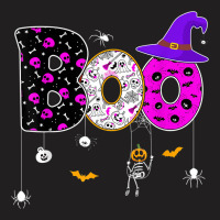 Boo Halloween Costume Spiders Pumpkin Halloween Wo T-shirt | Artistshot