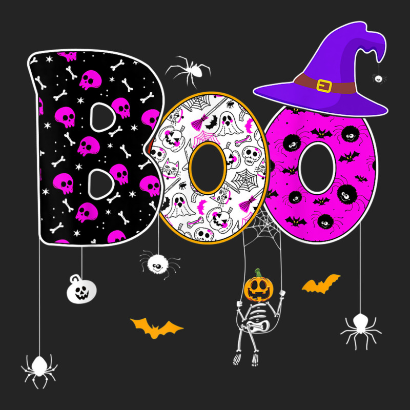 Boo Halloween Costume Spiders Pumpkin Halloween Wo 3/4 Sleeve Shirt | Artistshot