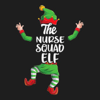 Nurse Squad Elf Family Matching Christmas Pajamas Classic T-shirt | Artistshot