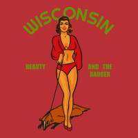 Beauty And The Badger  Retro Wisconsin Pride T-shirt | Artistshot