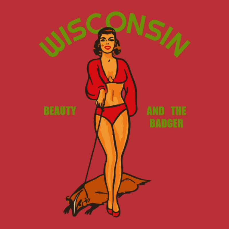 Beauty And The Badger  Retro Wisconsin Pride T-shirt | Artistshot