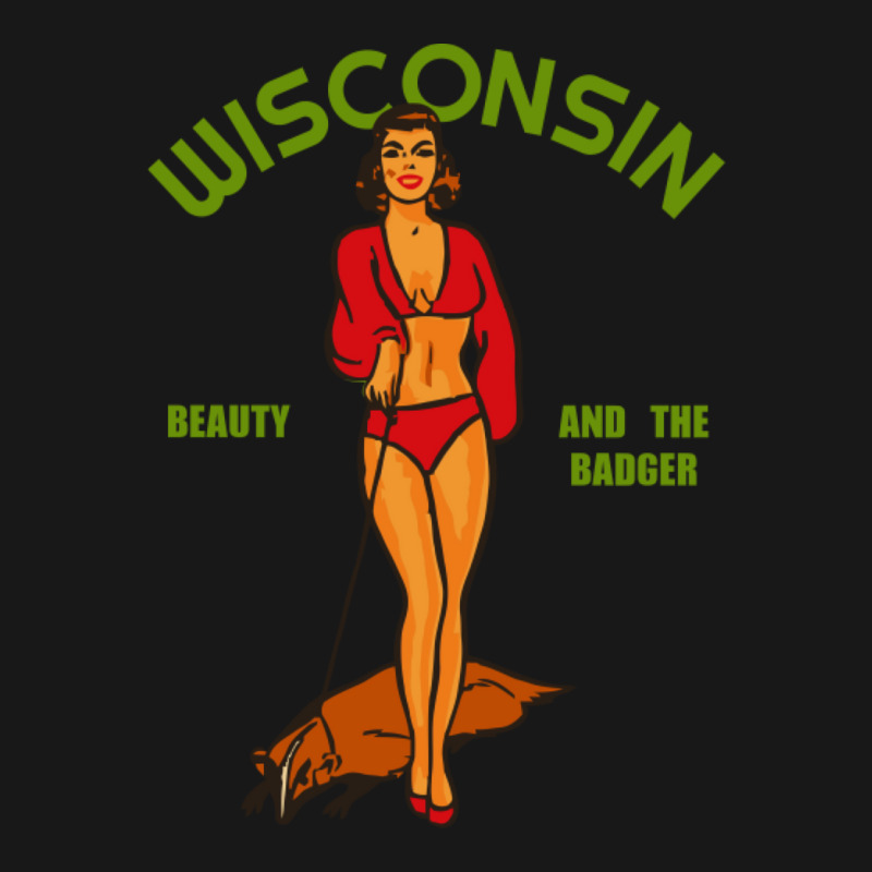 Beauty And The Badger  Retro Wisconsin Pride Flannel Shirt | Artistshot