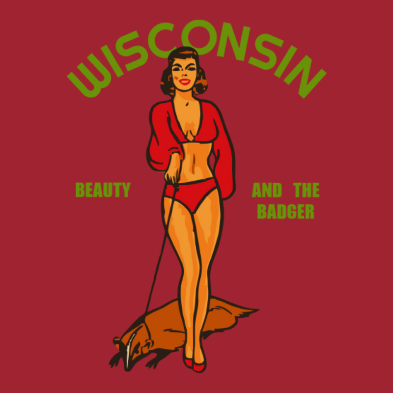 Beauty And The Badger  Retro Wisconsin Pride Long Sleeve Shirts | Artistshot