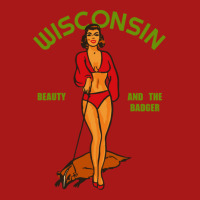 Beauty And The Badger  Retro Wisconsin Pride Hoodie & Jogger Set | Artistshot