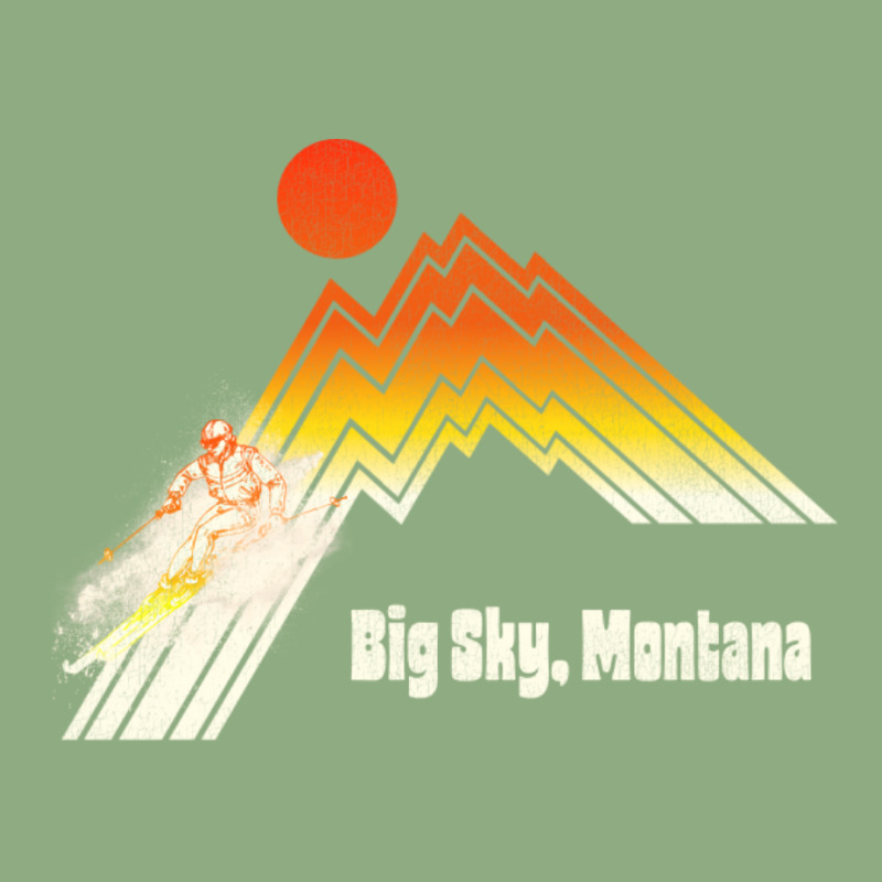 Big Sky Montana 70s80s Retro Souvenir Style Skiing Graphic T-shirt by lyxellseradjq | Artistshot