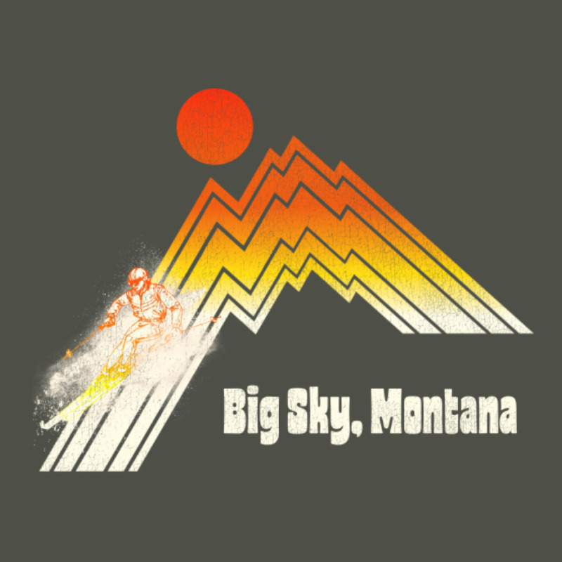 Big Sky Montana 70s80s Retro Souvenir Style Skiing Fleece Short by lyxellseradjq | Artistshot