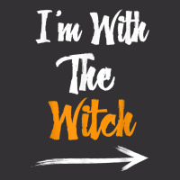 Funny Halloween For Men I'm With The Witch Funny H Vintage Hoodie | Artistshot