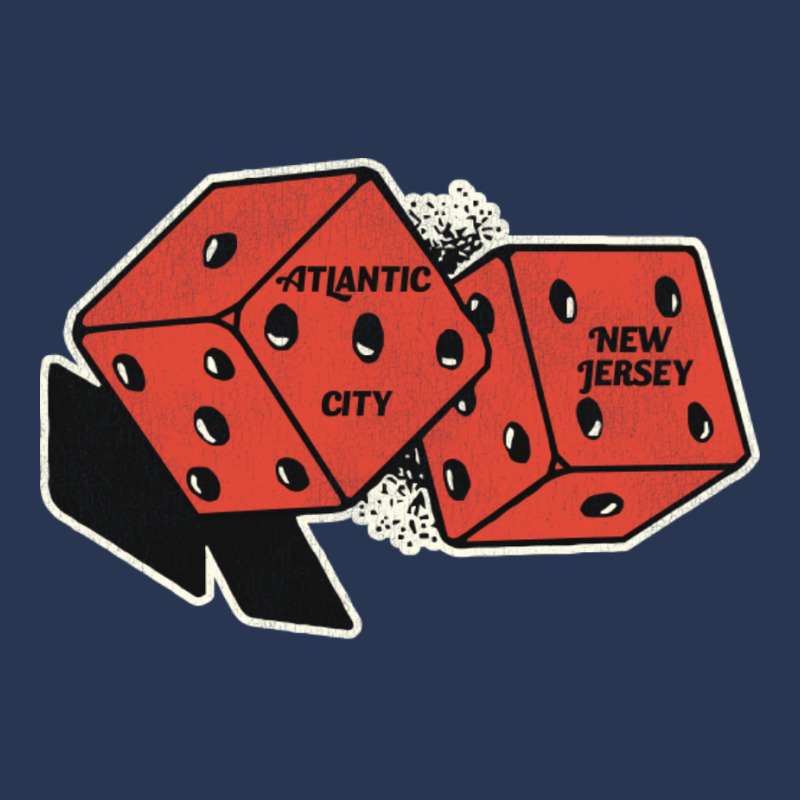 Atlantic City New Jersey Vintage Gambling Dice Men Denim Jacket by zaheretippanp | Artistshot