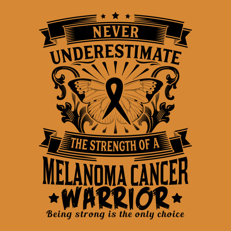 Never Underestimate The Strength Of A Melanoma Cancer Warrior Metal Print Horizontal | Artistshot