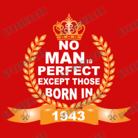 No Man Is Perfect Except Those Born In 1943 Rear Car Mat | Artistshot